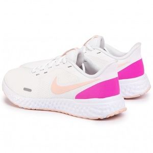 🎄Moving sale🎄Nike REVOLUTION 5 SUMMIT White CORAL-FIRE PINK Running Shoes sz10